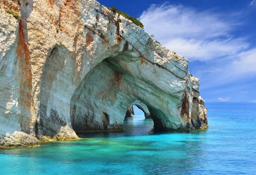 Grottes bleues de Zakynthos Grèce