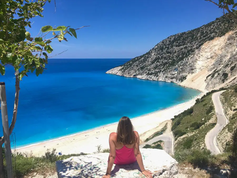 voyage à kefalonia grèce myrtos beach