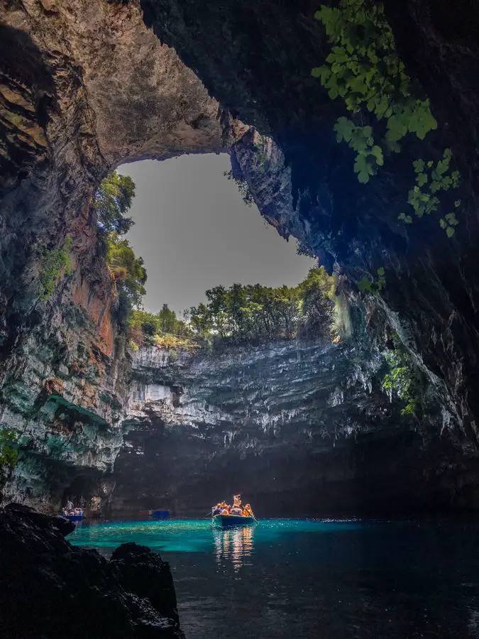 voyage à kefalonia grotte melissani