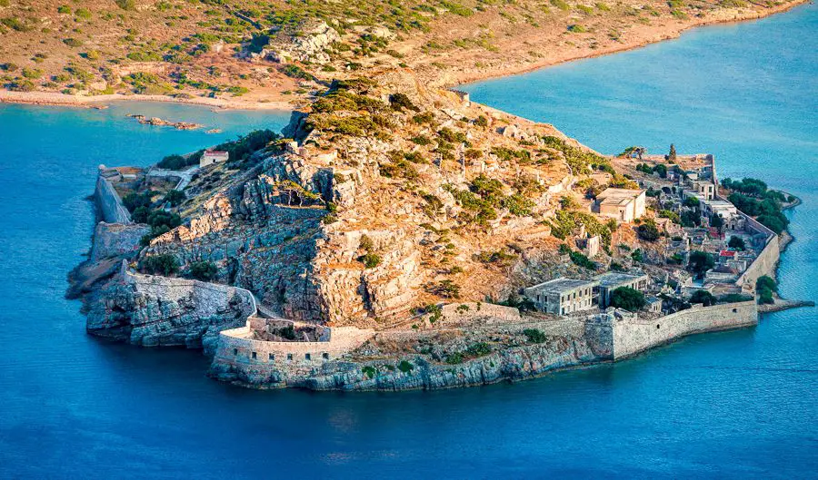 île de spinalonga en crete