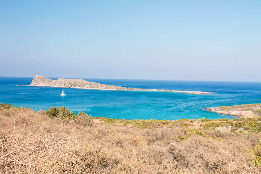 plage de kolokitha crete grece