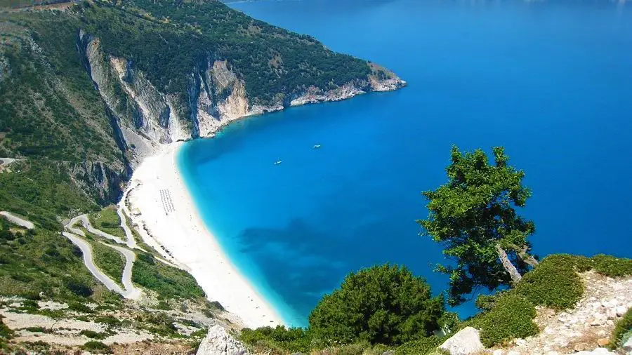 meilleures plages en grece-myrtos-beach