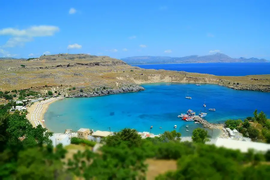 meilleures plages en grece - baie de st pauls - rhodes-greece-beach