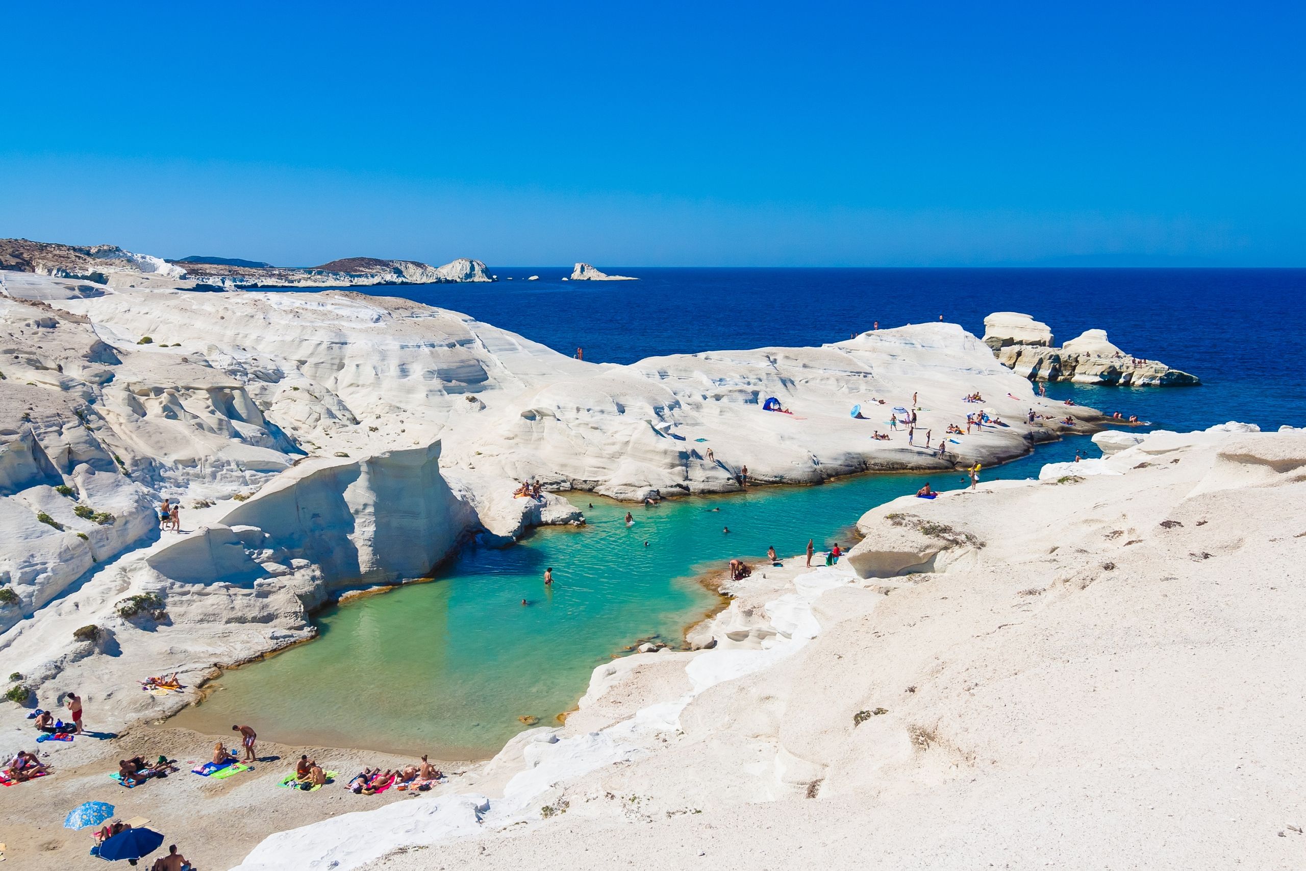 Meilleures plages de Grèce-Sarakiniko-Beach-Milos