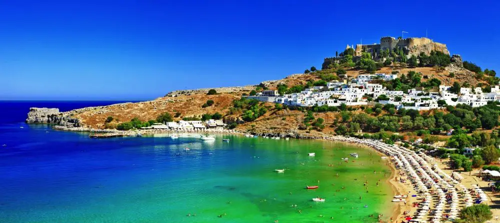les meilleures plages de grece-lindos-rhodes