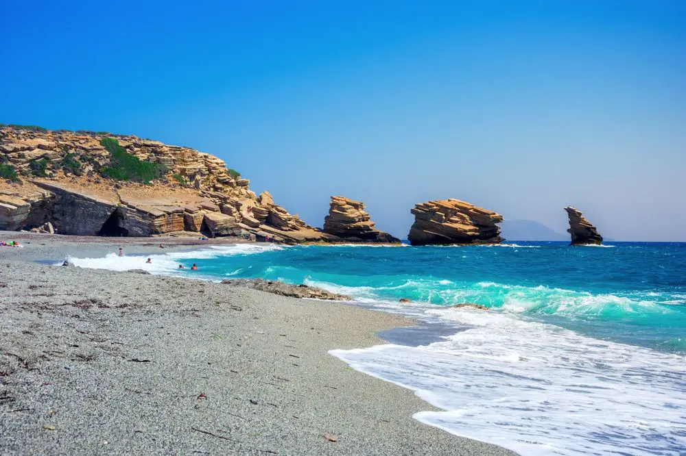 Visite de la plage de Triopetra en Crète