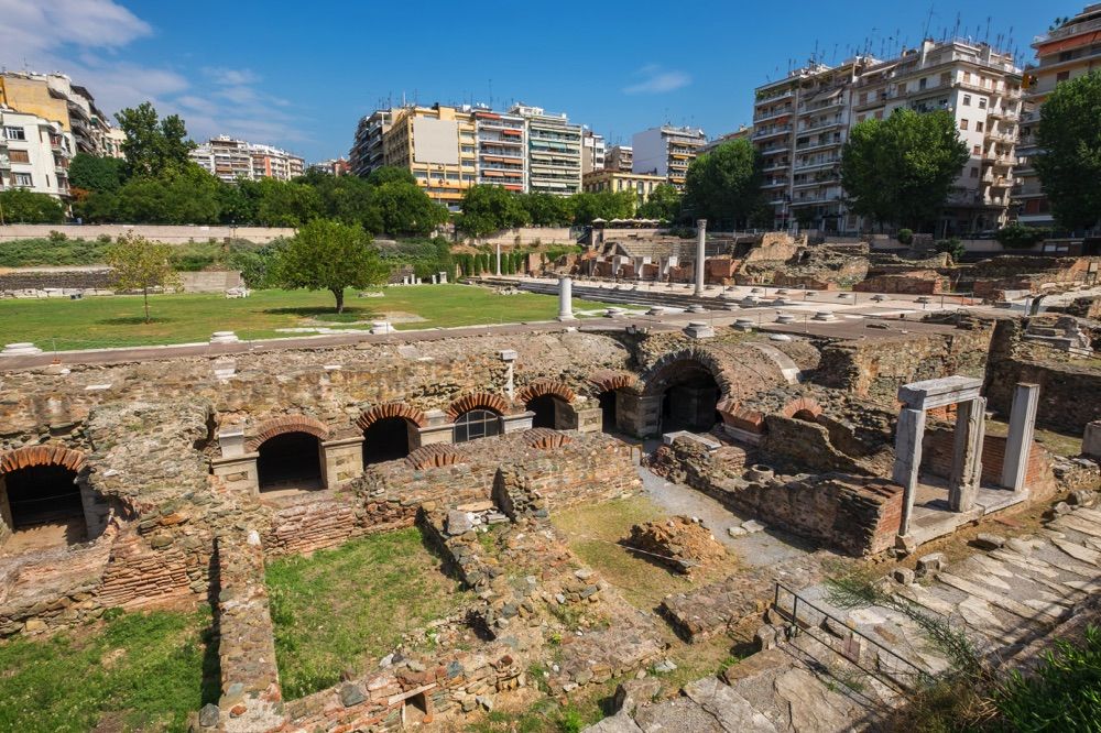 agora romaine thessalonique grèce