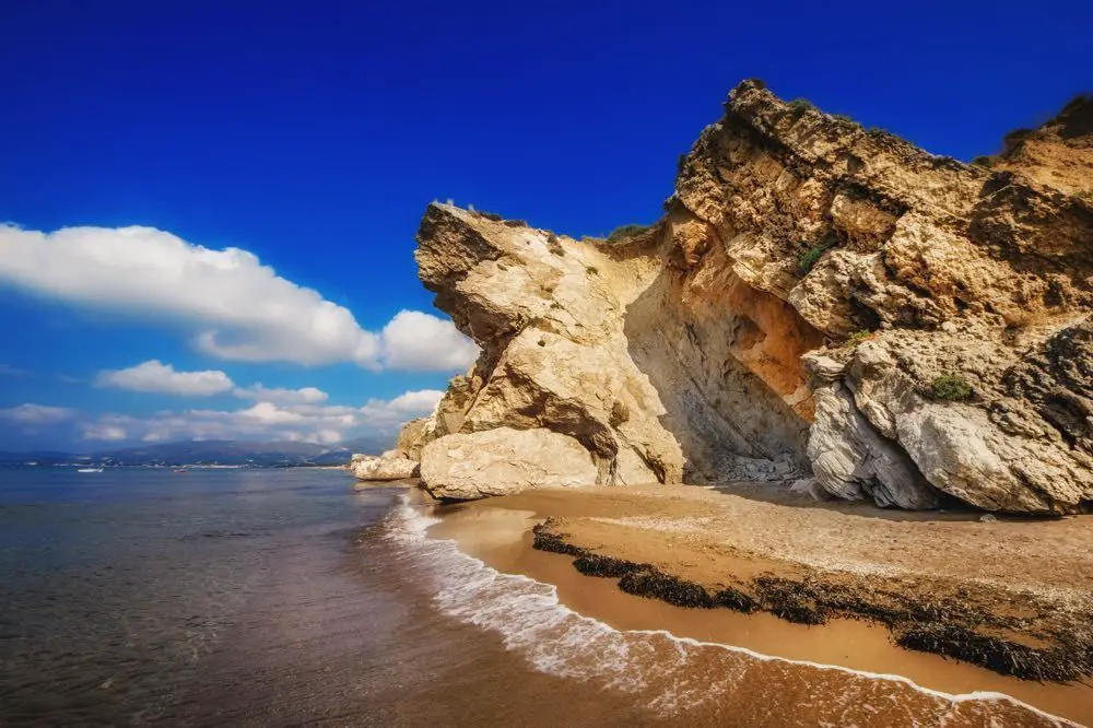 Plage de Kalamaki à Zakynthos