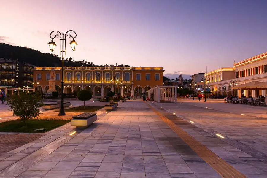 Centre-ville de Zante