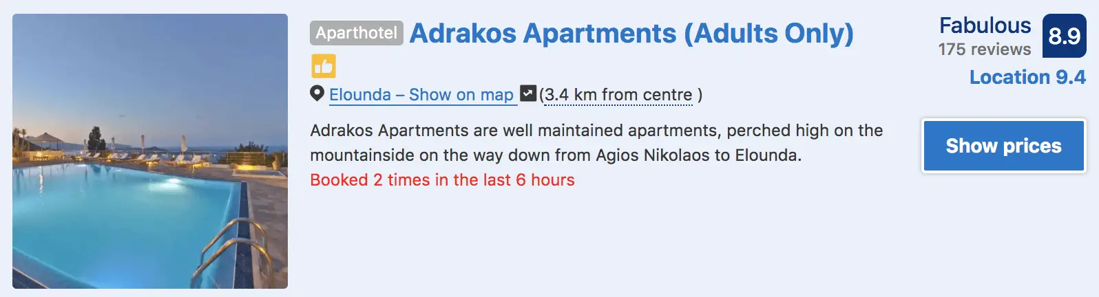 adrakos apartmenst elounda crete