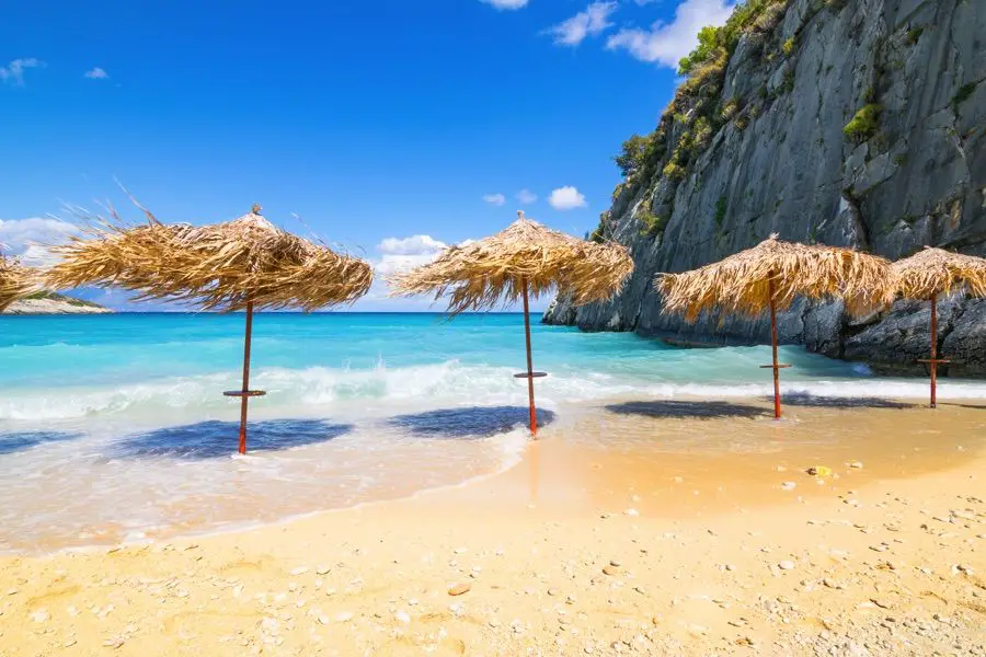 Xigia Sulphur Beach depuis le sable