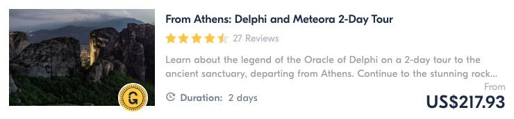 visite des monastères de meteora depuis athènes