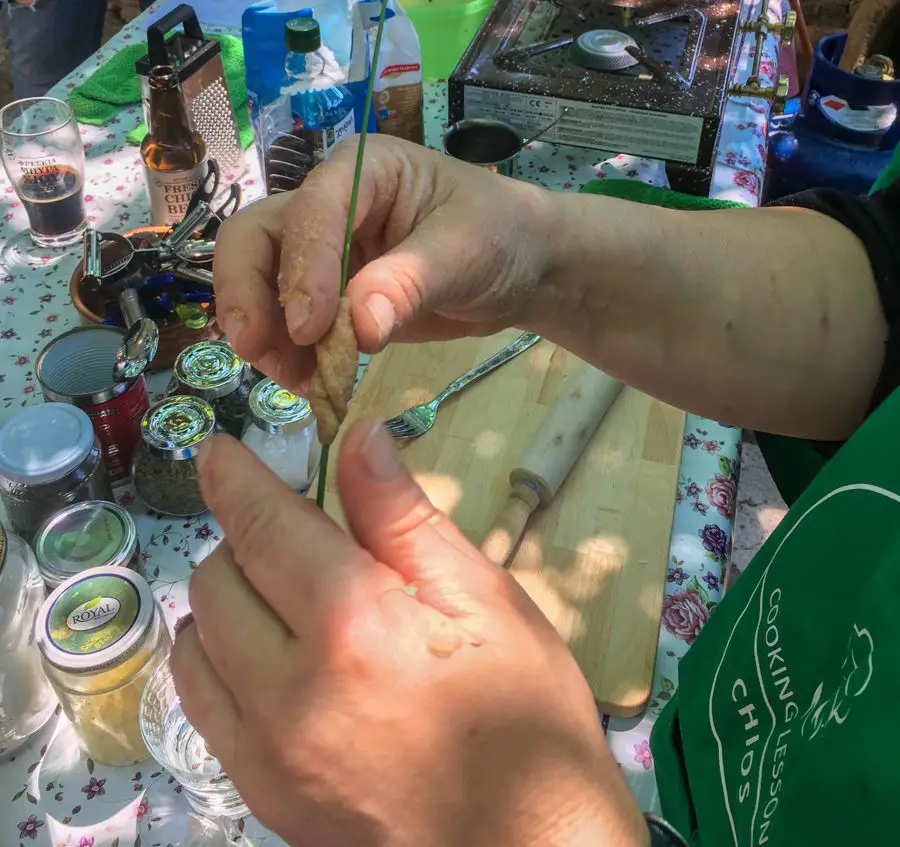 voyage à chios grèce leçon de cuisine