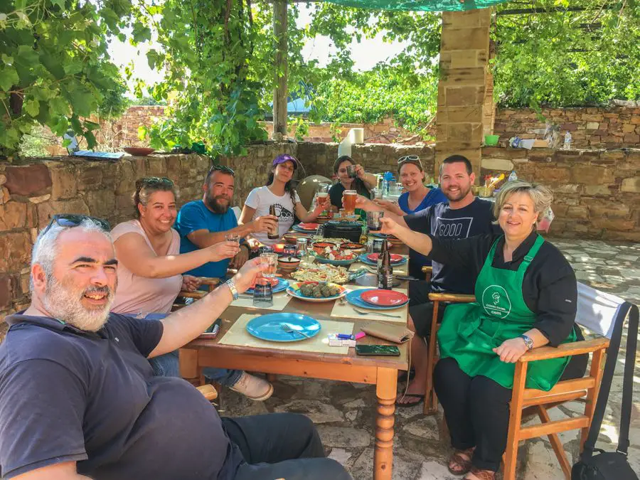 voyage à chios grèce cours de cuisine