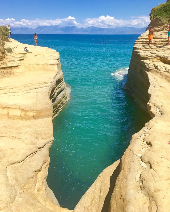 voyage à corfou grèce canal d'amour