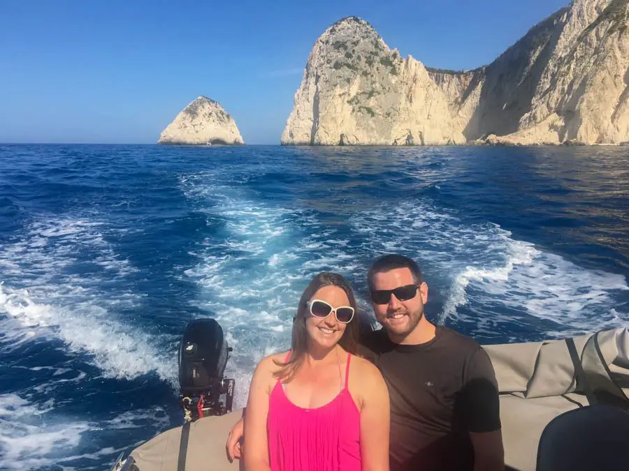 voyage à zakynthos grèce louer un bateau