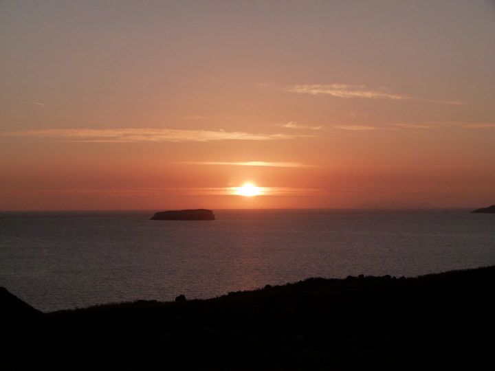 coucher de soleil oia grèce