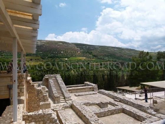Croisière en Crète d'un océan à l'autre 4 ruines de Cnossos