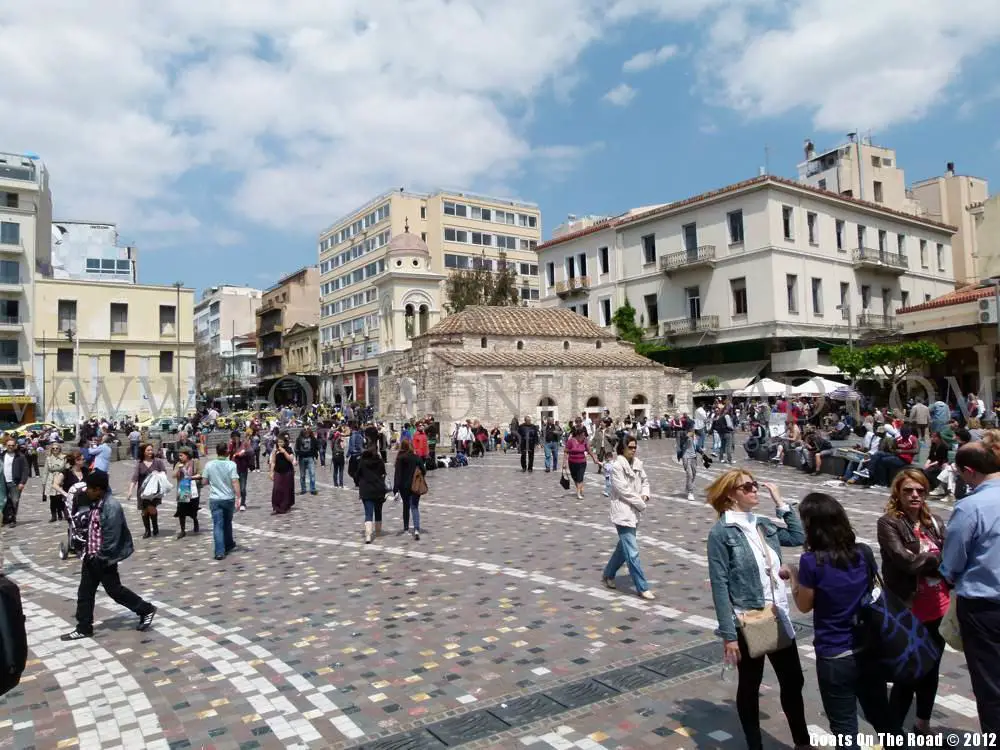 Funky Monistraki Square, Athènes, Grèce voyage à athènes