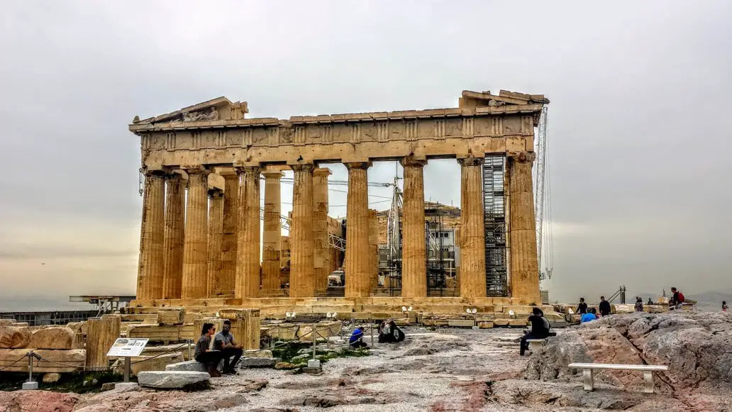 Le Parthénon dans l'Acropole, en Grèce. Une visite en réalité virtuelle serait-elle bientôt possible ici ?