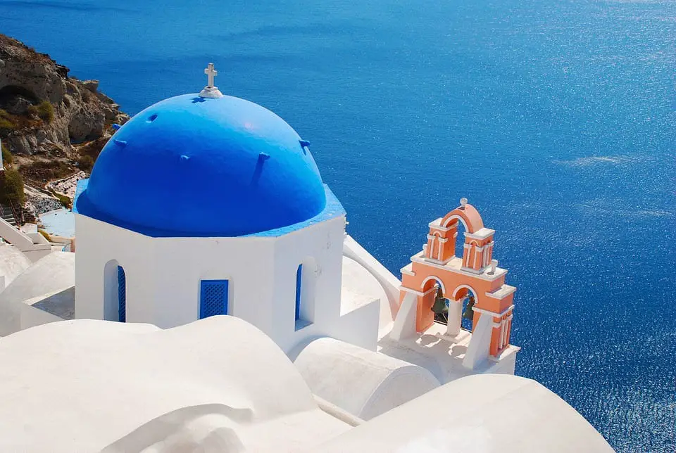 Santorini en Grèce