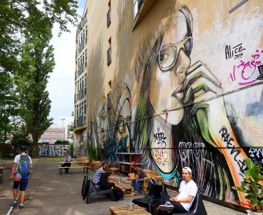 art de rue à berlin allemagne