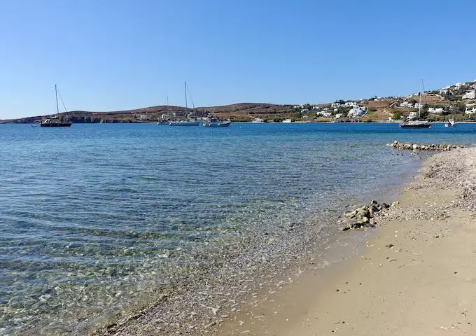 Plage de Livadia à Paros