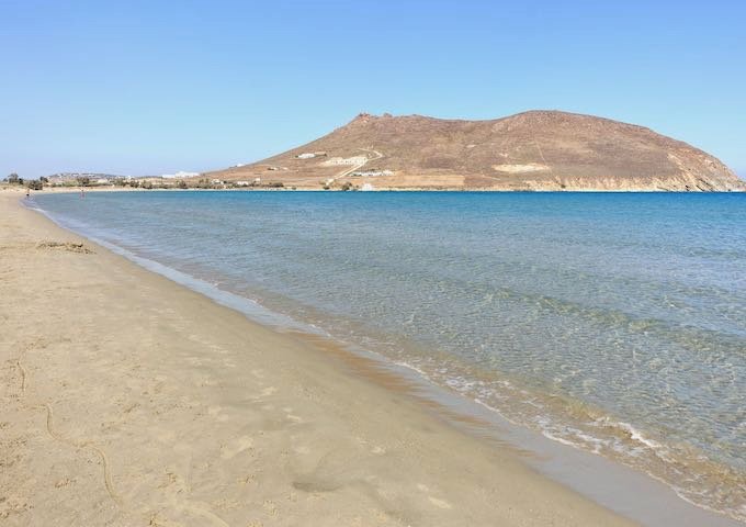 Plage de Molos à Paros, Grèce