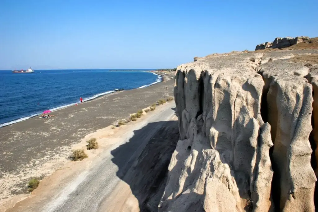 Plage de Monolithos, Santorin