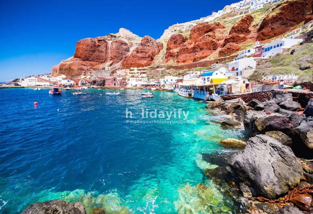 Baie d'Ammoudi, Santorin