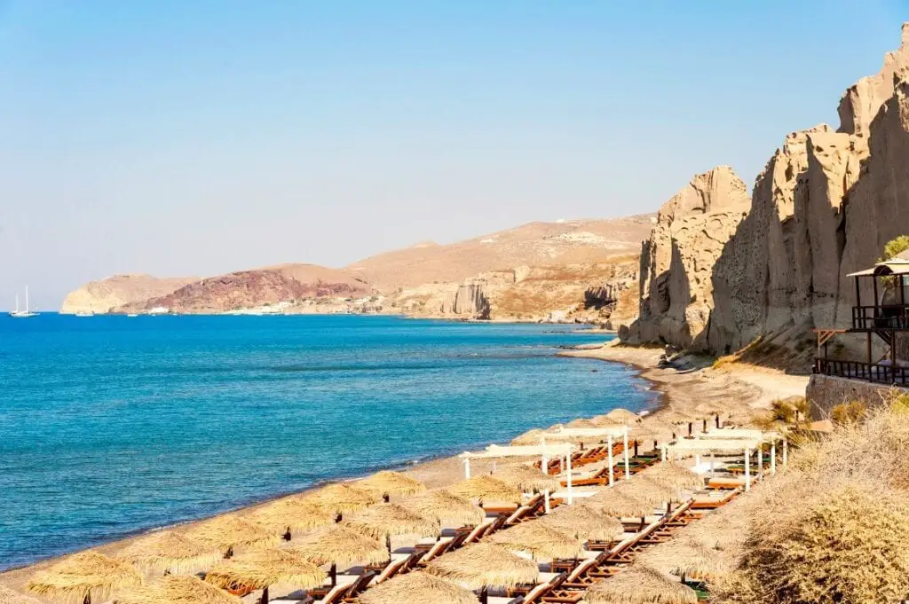 Plage d'Eros, Santorin