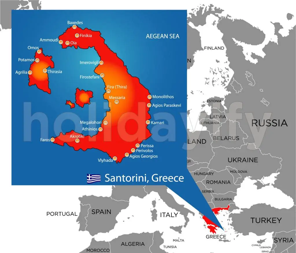 Où se trouve Santorin ? 3 Où se trouve Santorin