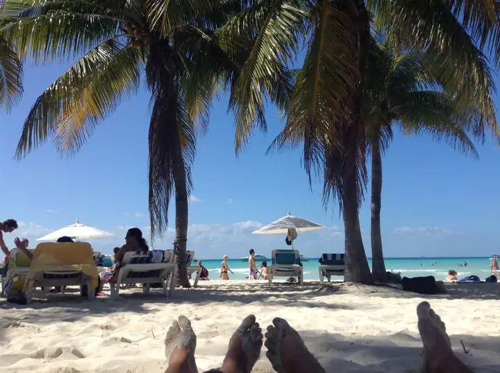 Isla Mujeres, Mexique - Retrouver ses amis et vivre la vie de plage 3 plage playa norte isla mujeres