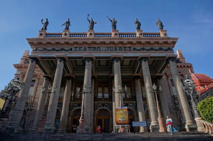 Nos premières impressions de Guanajuato, Mexique 2 Teatro Juarez Guanajuato