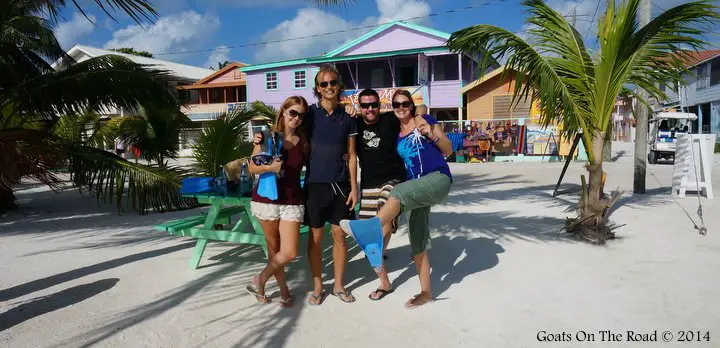 Le paradis des Caraïbes de Caye Caulker... Partirons-nous un jour ? 7 Rencontre avec Celia et Jonas