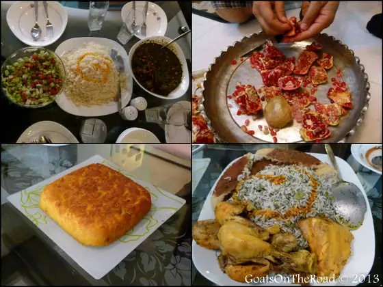 nourriture iranienne