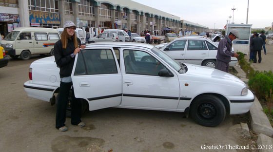 Essayer de garder son calme au Turkménistan 2 taxi collectif ouzbekistan