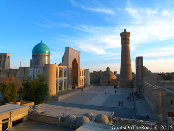 Les magnifiques bâtiments de Boukhara, en Ouzbékistan 5 La place Po-i-Kalyan à Boukhara