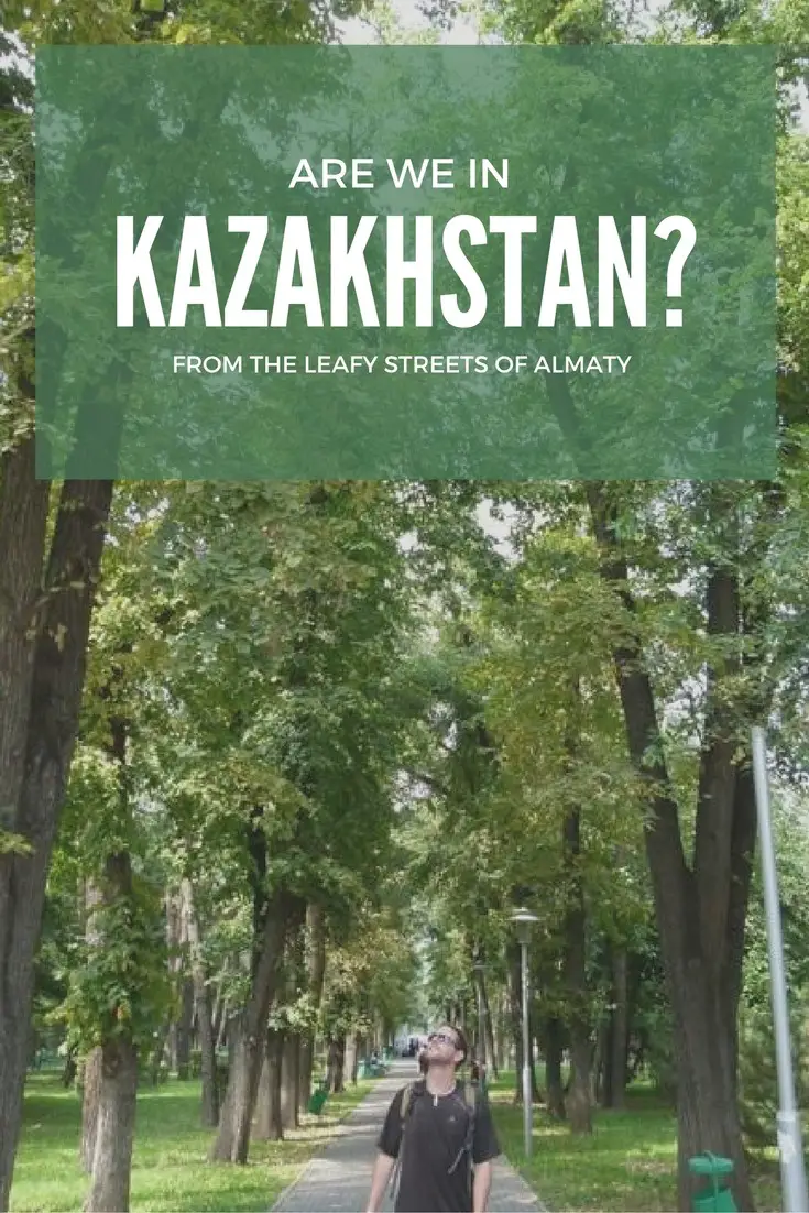 Dans les rues verdoyantes d'Almaty : Sommes-nous au Kazakhstan ?