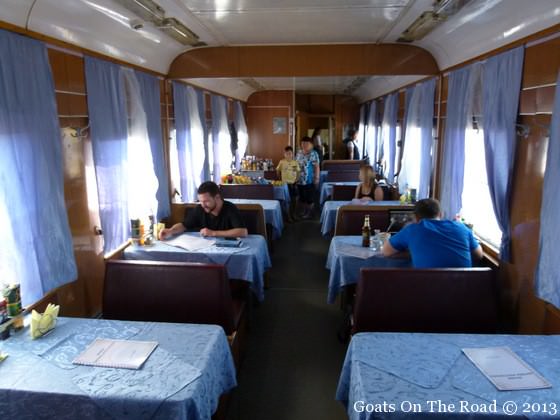 Voyage en train transsibérien : D'Irkoutsk à Omsk 3 wagon-restaurant