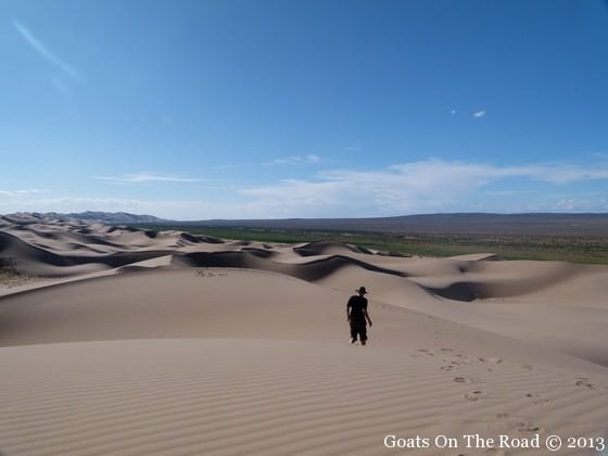 dunes de sable désert de gobi