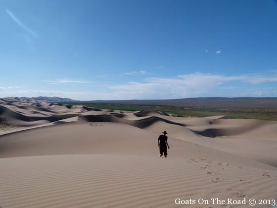 Souvenirs de Mongolie - Bilan de 30 jours de voyage 6 dunes de sable désert de gobi