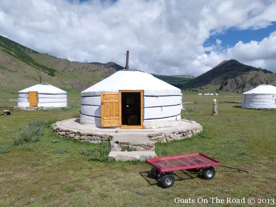 camp de ger en mongolie