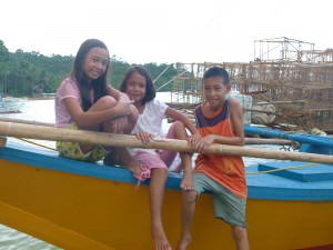 Some village kids in Port Barton Port Barton, Philippines - La beauté avant le développement - Port Barton, Philippines - La beauté avant le développement