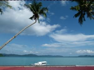 Another View from the deck at El Busero Inn Port Barton, Philippines - La beauté avant le développement - Port Barton, Philippines - La beauté avant le développement