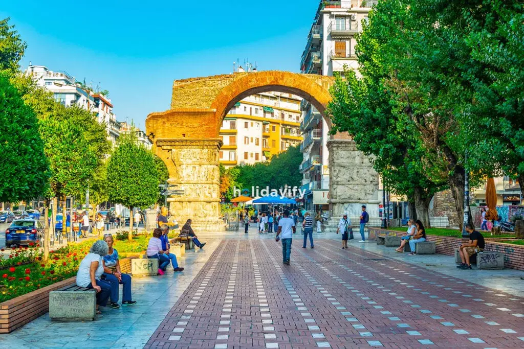 Rotonde de Galère et arc de Galère à Thessalonique