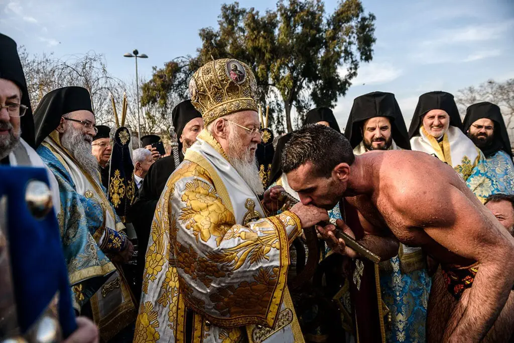 Coutumes, traditions et superstitions grecques 2 Grèce Jour de l'Épiphanie