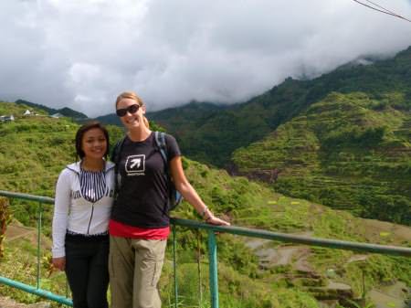 Dariece and Doreen Banaue - Impossible de parcourir les terrasses sous une pluie torrentielle ! - Banaue - Impossible de parcourir les terrasses sous une pluie torrentielle !