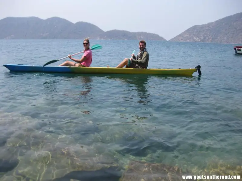 us with our kayak, Cape Maclear, Lake Malawi Zomba, Cape Maclear et Monkey Bay - Zomba, Cape Maclear et Monkey Bay