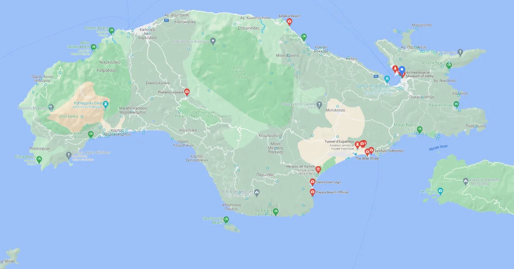 Où se trouve l'île de Samos ? Carte du monde et de la Grèce 2022 2 Où se trouve l'île de Samos ? Carte du monde et de la Grèce 2022 - Où se trouve l'île de Samos ? Carte du monde et de la Grèce 2022
